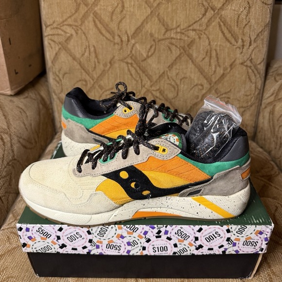 Rare Saucony Feature x G9 Shadow 5 The Pumpkin Men\'s Size 11 EUC! main image 4